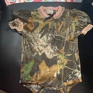 Jordan Lee Baby Romper with Pink Accents A1